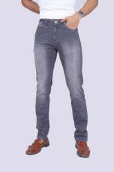 Vintage cement colour regular Fit stretchable jeans